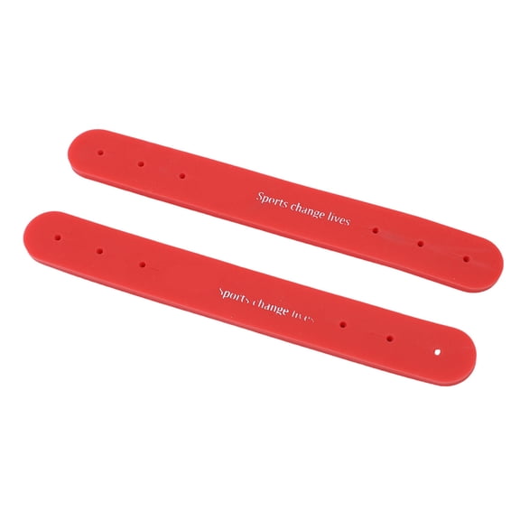 BOKYAN 1 Pair Adjustable TPE Spur Straps for Horse Riding Gear, Multi-Purpose Equestrian Boot Accessories, Universal Fit for Adults and Children, Eco-Friendly Material, Red (7.87 x 0.98 inches)