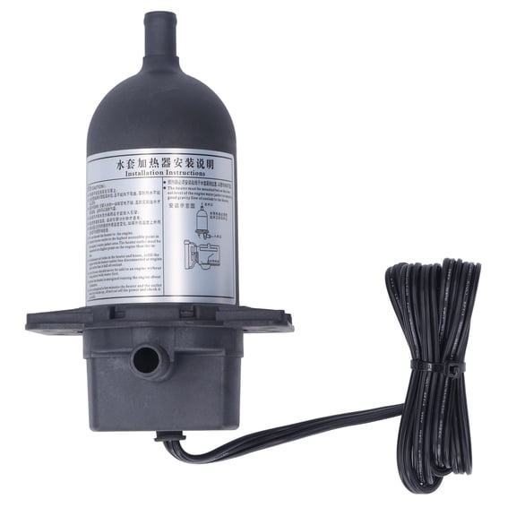 BOKYAN 1000W 240V Engine Heater Coolant Pre-Heater for Winter Self-Starting Diesel Generator, ABS & Aluminum Alloy Replacement Part, Engine Displacement 2.5L to 5.7L, IP54 Waterproof