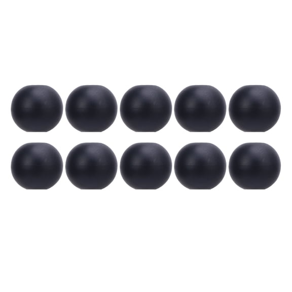 BOKYAN 10PCS Heavy Duty Fitness Pulley Cable Ball Stopper Attachment, Rubber Gym Machine Rope Pulling Wire Joint Replacement Parts (0.96 inches / 24.5 mm)