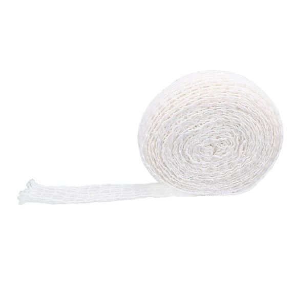 BOKYAN 10m / 32.8ft Elastic Meat Netting Roll Heavy Duty Sausage Casing Twine Mesh Net for Beef Pork Ham Roast Butcher Meat Cooking and Smoked Food Making