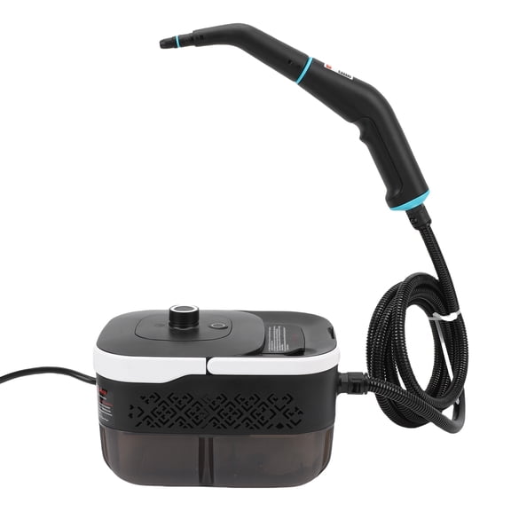 BOKYAN 1250ML Handheld Pressurized Steam Cleaner with 6.56ft/2m Hose, 2500W High Temperature Steam Cleaning Machine 4Bar High Pressure for Kitchen Floor Home Tiles Carpet Cleaning (220V EU Plug)