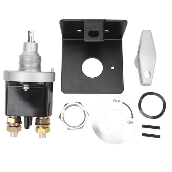 BOKYAN 12V to 48V Battery Disconnect Switch with Lockout Plate Replace 20247 for Car Auto RV and Boat