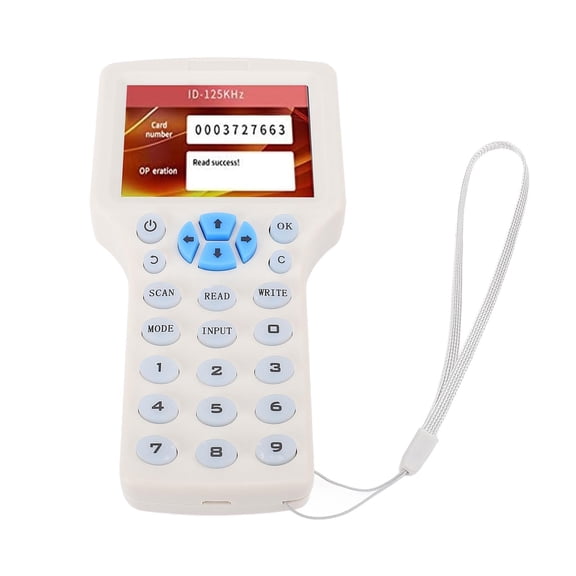 BOKYAN 13.56MHz RFID Card Reader Writer Cloner Copier English Support 10 Frequency for IC Card Key Fob UID Access Control System 10 inches / 25.4 cm