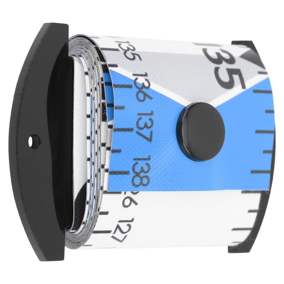 BOKYAN 138x5cm / 54.3x2 inches Fish Measuring Ruler Waterproof PVC Fishing Tape Measurement Tool for Anglers Blue