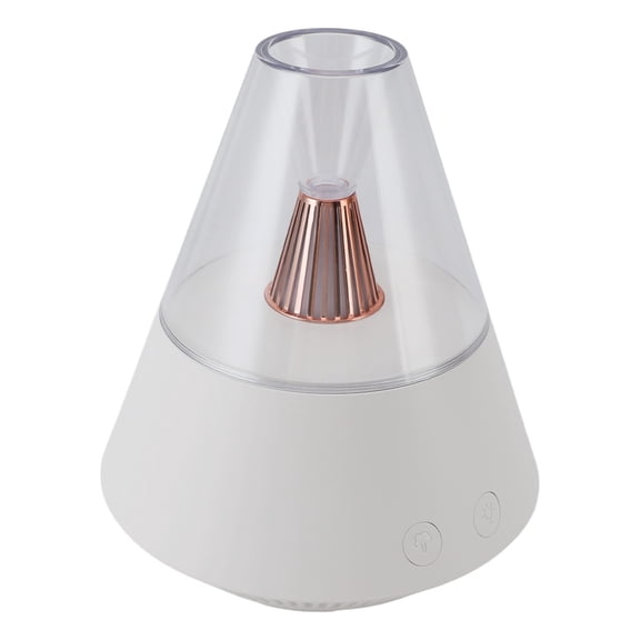 BOKYAN 150ml Aromatherapy Diffuser and Desktop Humidifier with 7 Color Ambiance Light, Silent Essential Oil Diffuser for Bedroom and Office, White 5.4 x 6.1 inches / 13.6 x 15.5 cm