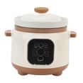 thumbnail image 1 of BOKYAN 235W Electric Stew Pot 1.8L (1.9 Qt) Capacity Slow Cooker with 24-Hour Smart Timer, 1 of 9