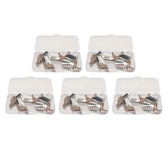 BOKYAN 25pcs Reusable Aluminium Nail Extension Forms Guide For UV Gel Acrylic French Tips Protector DIY Manicure Salon Shaping Tool Silver (3.93 inches / 10.00 cm)