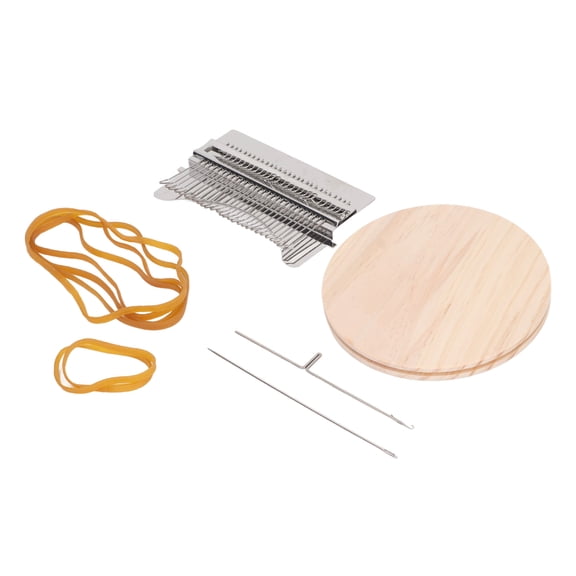 BOKYAN 28 Pins Convenient Darning Loom Manual Mini Weaving Machine Tool for Socks Clothes Mending Knitting Kit Small Weave Maker for DIY Textile Crafts
