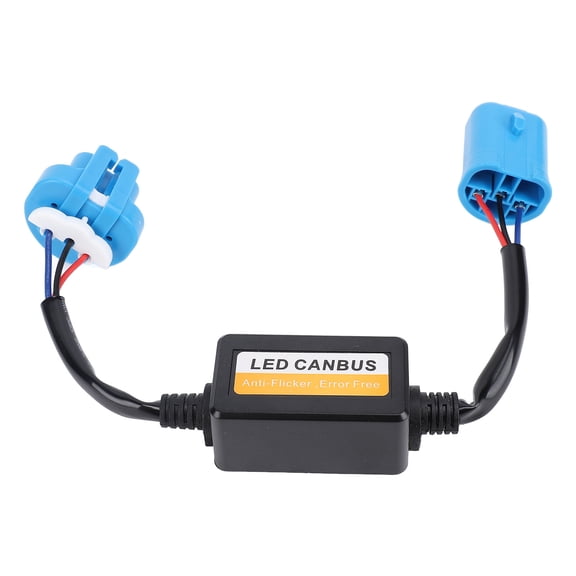 BOKYAN 2PCS 9004 9007 LED Headlight Decoder Anti Flicker Resistor DC 9-16V Plug and Play Canbus Error Eliminator Warning Canceller for Automotive Lights Replacement Accessories (7.87 inches / 20 cm)