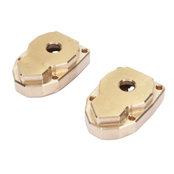 BOKYAN 2PCS Brass Portal Covers for MK07 1/7 RC Car Outer Steering Knuckle Housing Toy Replacement Parts