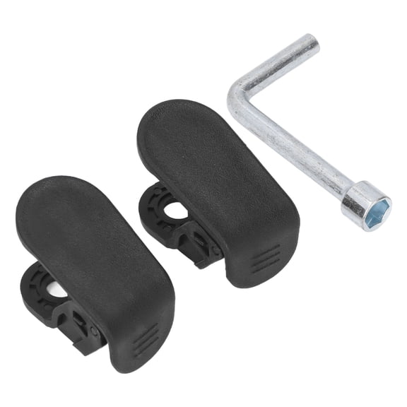 BOKYAN 2PCS Front Trunk Hook Holding Clips Black with Screwdriver Replacement for Tesla Model 3 2016-2019 Automotive Decorative Interior Accessories Space Saver 15.2 cm / 6 inches