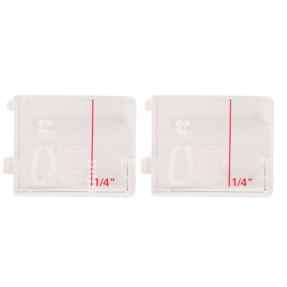 BOKYAN 2Pcs Bobbin Cover Plate for Heavy Duty Sewing Machines, Transparent ABS High Accuracy Replacement Needle Plate Cover for 6800C 6700C 6600C Series, Essential Sewing Accessories