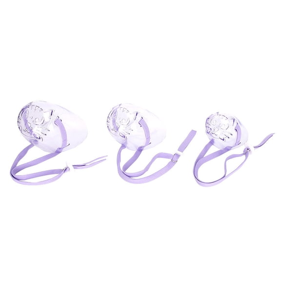 BOKYAN 3Pack Breathable PP Muzzle for Dogs & Cats AntiBite Mouth Guard for Bathing, Injections & Grooming