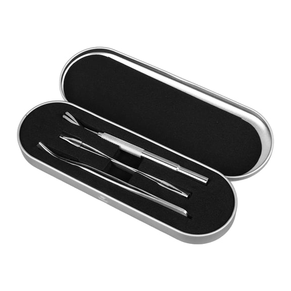BOKYAN 3 Pack Pet Bugs Remover Tool Set, Stainless Steel Multifunction Bugs and Tick Removal Kit with Storage Case for Cats, Dogs, and Humans, 7.08 inches / 18.00 cm Length