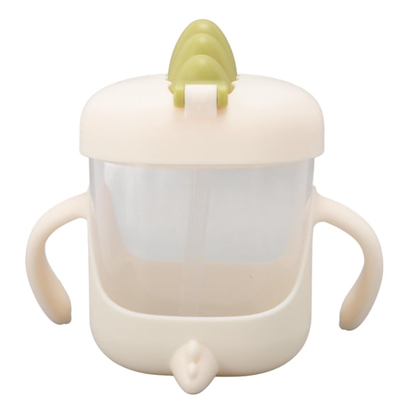 BOKYAN 300ml LeakProof Baby Cup with 360 Straw, Clear Scale, FoodGrade, Portable, MultiUse for Milk, Water & Porridge  Toddler Friendly