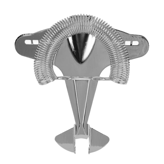 BOKYAN 304 Stainless Steel Fighter‑Plane Cocktail Strainer – Ice & Wine Filter, Dual‑Purpose Bar Tool, Silver