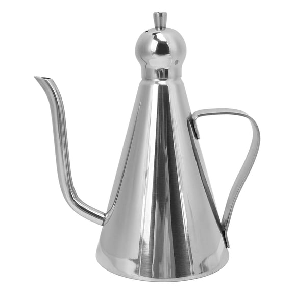 BOKYAN 304 Stainless Steel Leak‑Proof Oil & Vinegar Dispenser – 500 ml, Modern Conical Design, Easy‑Clean, Ideal for Olive Oil & Seasonings