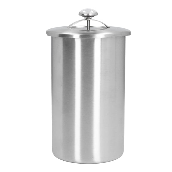 BOKYAN 304 Stainless Steel Meat Press Cooker Ham Maker with Thermometer, Professional Kitchen Meat Cooking Barrel for Healthy Homemade Deli Meat (3.9x7.1x4.5 inches / 10x18x11.5 cm)