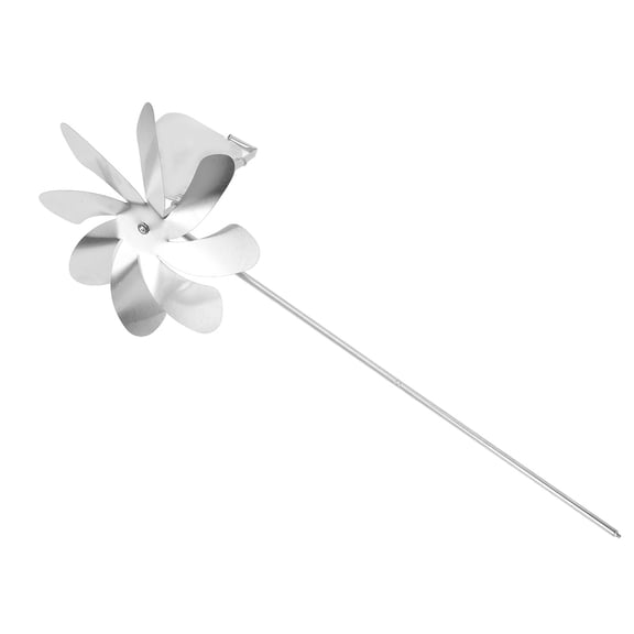 BOKYAN 360 Degree Rotation Swivel Weathervane Stainless Steel Windmill Weather Vane for Outdoor Yard