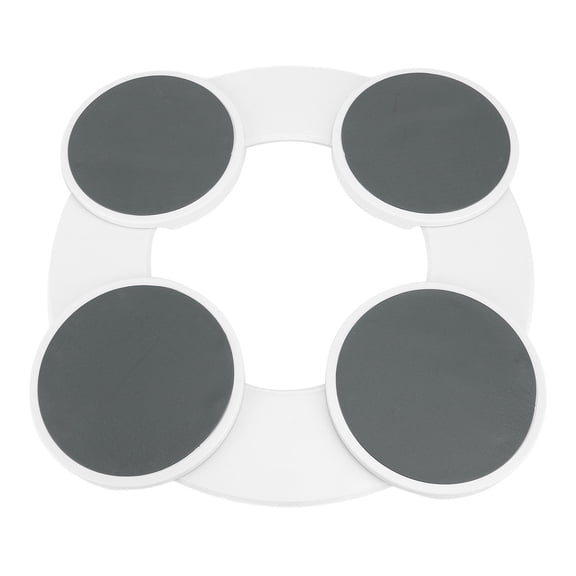 BOKYAN 360 Rotating Dining Tray  Portable, Reusable Tabletop Slide Rail for Kitchen, Restaurant & Events  Smooth ABS Bearing, HeavyDuty, MultiUse Serving Plate