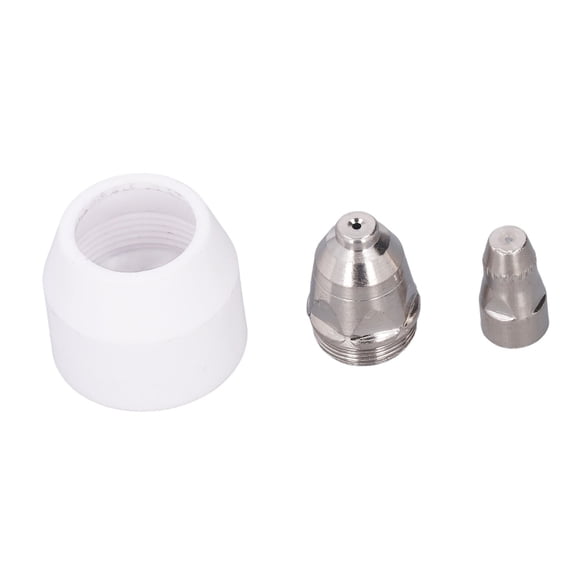 BOKYAN 3Pcs Plasma Cutter Nozzle Tip Cutting Torch Electrode Protective Ceramic Consumables for P80
