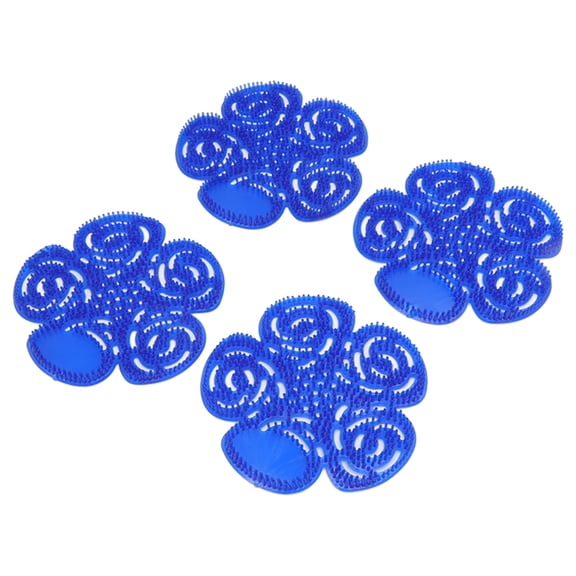 BOKYAN 4-Pack Urinal Screen Deodorizer Splash-Proof Mats, Anti-Odor Biological Enzyme Urinal Cakes Pads for Office, Restaurant, School Restrooms, Long-Lasting Freshness (5.91 in / 15 cm)