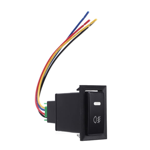 BOKYAN 4 Pole 12V Push Button Switch LED Background Indicator Light Fog Lamp DRL Replacement for Toyota Camry Hiace
