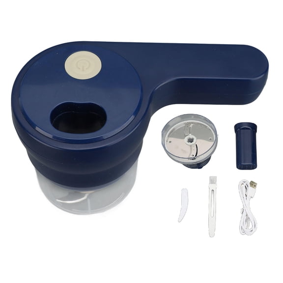 BOKYAN 4in1 Handheld Electric Vegetable Cutter  Cordless Mini Chopper for Onion, Celery, Ginger & More