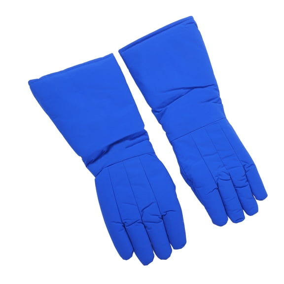 BOKYAN 48cm / 18.9 inches Low Temperature Liquid Nitrogen Protective Safety Workwear Gloves, Extreme Cold Resistant 4 Layer Construction Cryogenic Gloves, Waterproof and Freeze Resistant, 1 Pair