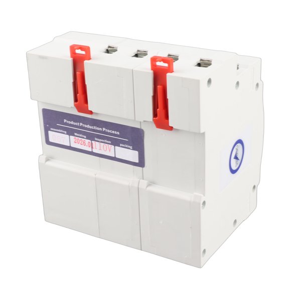 BOKYAN 4P 63A Dual Power Automatic Transfer Switch Millisecond Fast Switching Generator Changeover 110V (13cm / 5.12in)