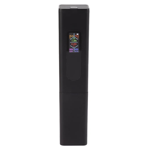 BOKYAN 5 in 1 Water Quality Tester, Professional Digital Salinity PH Temperature TDS EC Testing Meter with LCD Screen, High Precision Water Quality Detector (6.4 x 1.4 inches / 16.2 x 3.5 cm)