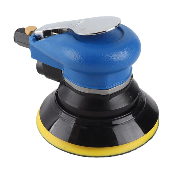 BOKYAN 5-Inch Professional Pneumatic Sander 10000 RPM, 1/4" Air Inlet High-Speed Air Polisher for Automotive Body Work and Woodworking (12.5cm / 4.9 in)