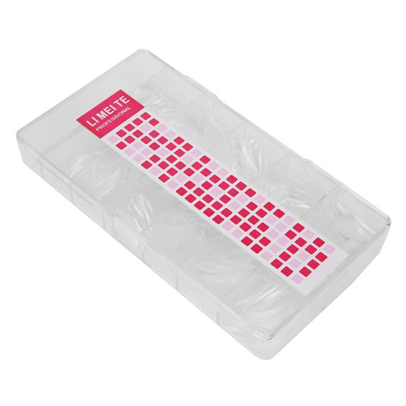 BOKYAN 500 Pieces Clear Stiletto False Nail Tips, Long Full Cover Fake Nails for Nail Salons DIY Nail Art, Acrylic Artificial Extension Manicure Tools With 10 Different Sizes (10 inches / 25.4 cm)
