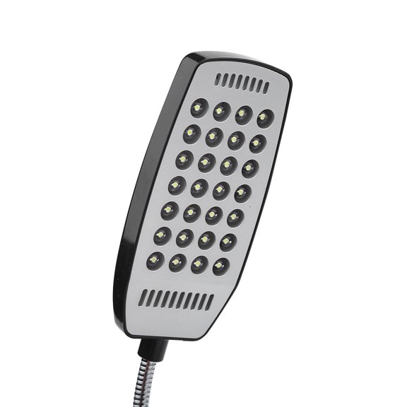 BOKYAN 5V Flexible Gooseneck Mini USB 28 LED Portable Reading Light Computer Lamp With Switch For Laptop PC Mac, Energy Saving Desk Lamp Night Light, 16.9 inches / 43 cm Length, Black Color