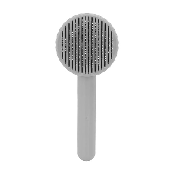 BOKYAN 60 Adjustable SelfCleaning Slicker Brush for Dogs & Cats NonSlip Handle, Round Thick Needle, Easy Hair & Dander Removal