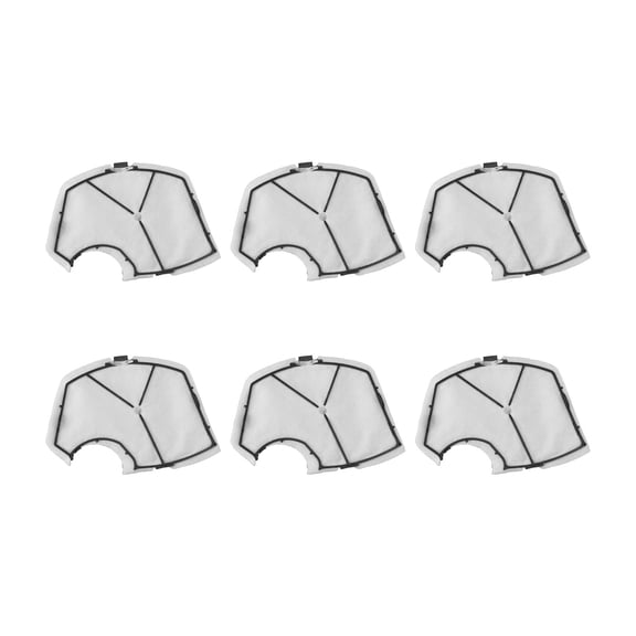 BOKYAN 6PCS High-Efficiency Vacuum Cleaner Filter Replacement Set for Vorwerk VK140 VK150 Models, Premium Nonwoven Fabric Motor Protection Filters, 5.9 x 5.1 x 1.57 inches / 15 x 13 x 4 cm