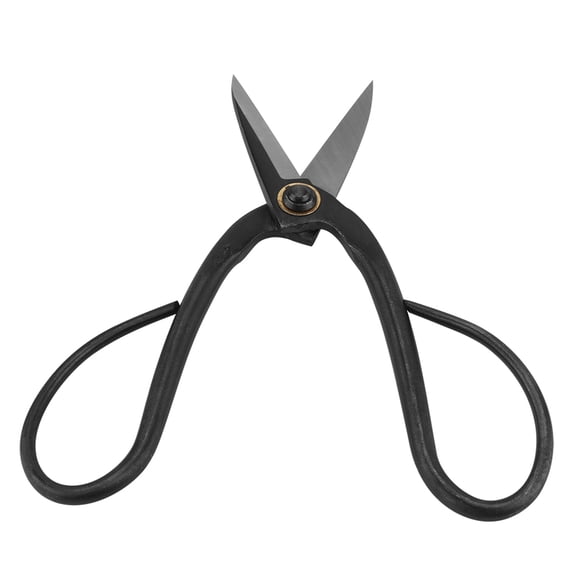 BOKYAN 7.87 inches / 200 mm Sturdy Steel Bonsai Scissors Pruning Shear Roots Branches Trimming Tool