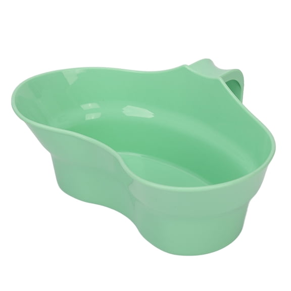 BOKYAN 880ml / 29.7 fl oz Oral Care Basin Cup Inward Curved Vomit Bowl Tooth Brushing Tray for Elderly Bedridden Patients Medical Emesis Basin Plastic