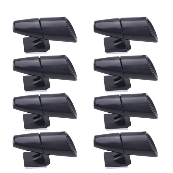BOKYAN 8PCS Deer Whistles Avoids Collisions Deer Warning Devices with Adhesive Tapes Wildlife Warning Animal Alert for Cars Trucks Motorcycles Black (9.06 inches / 23.01 cm) Easy Install
