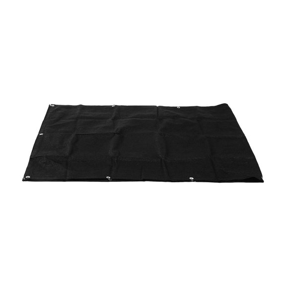 BOKYAN 9.84x2.95ft / 3x0.9m Black Balcony Privacy Screen Cover High Density HDPE Garden Windscreen Mesh Durable Shade Fence Netting for Patio Backyard Porch