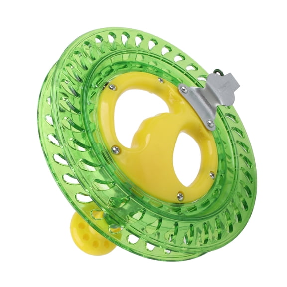 BOKYAN ABS Multifunction Sea Fishing Wheel Hand Wire Wrapping Fly Line Fishing Reel Accessory, Green, 8.66 inches / 22 cm