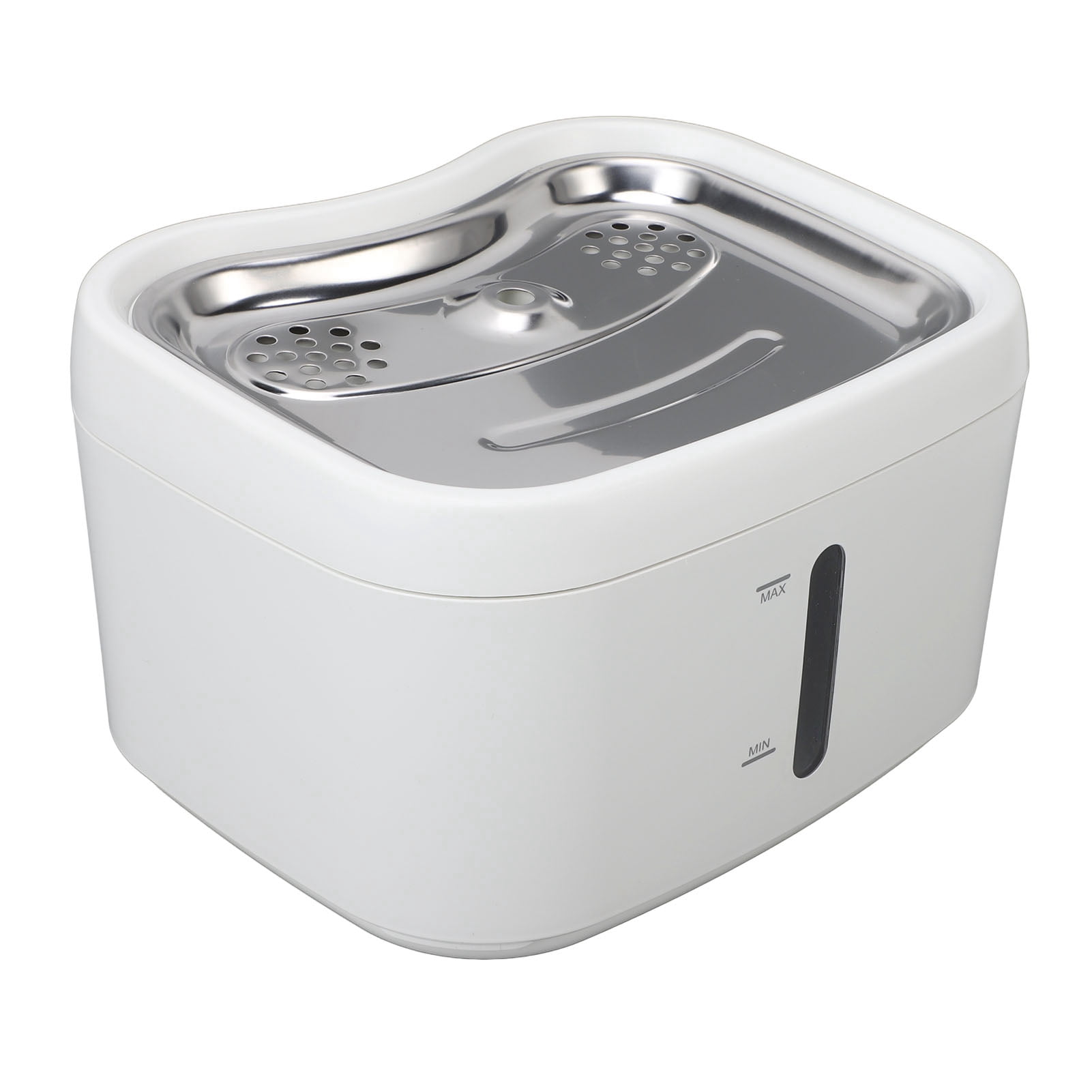 BOKYAN APP Smart Cat Water Fountain Automatic Circulation 2.5L / 84.5 oz Indoor Pet Drinking Fountain Stainless Steel Tray