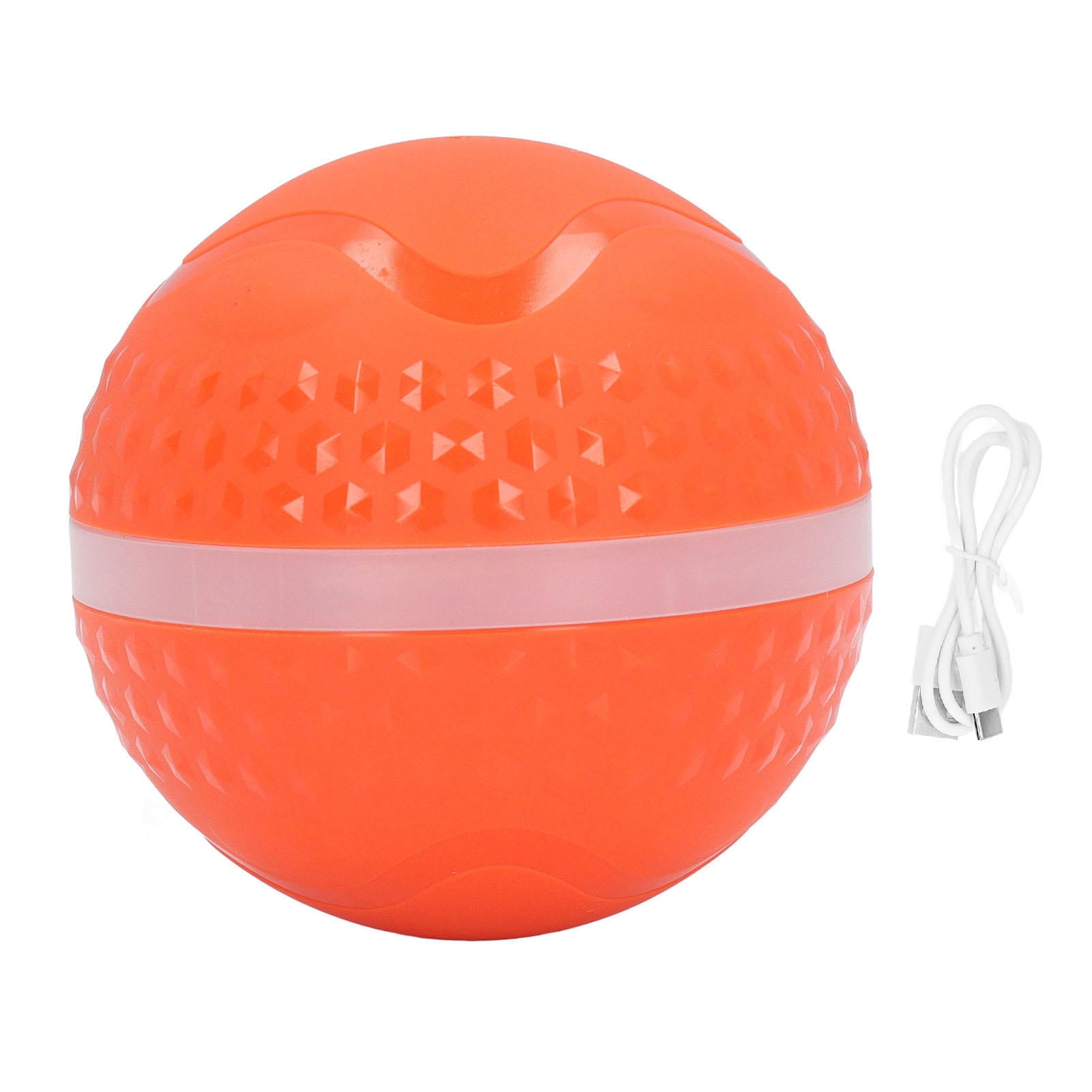 BOKYAN Active Rolling Ball – Waterproof, Rechargeable Interactive Toy for Medium‑Large Dogs, Orange