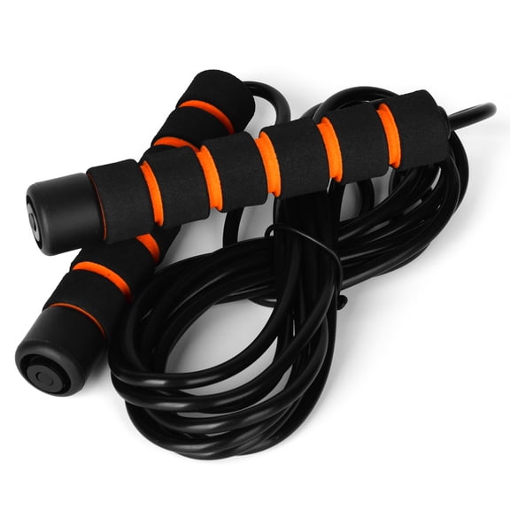 BOKYAN Adjustable Jump Rope for Men Women Kids Jumping Rope Fitness Training Workout Skipping Rope Exercise Home Gym Tangle-Free Fast Speed Black 118 inches / 300 cm