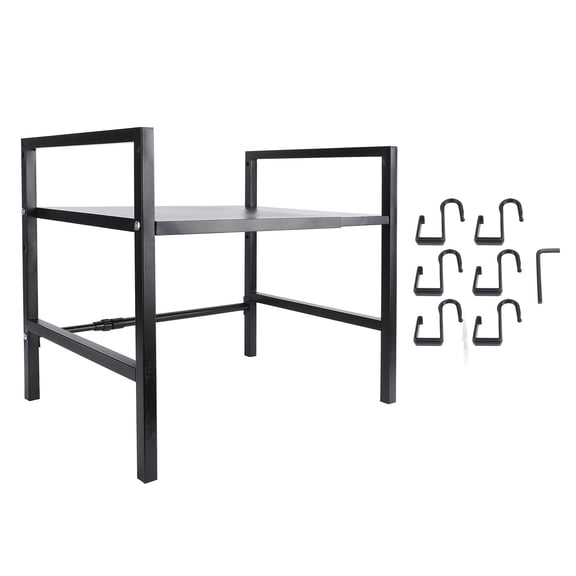 BOKYAN Adjustable Microwave & Oven Stand Expandable Kitchen Rack, 198lb Capacity, SpaceSaving Design