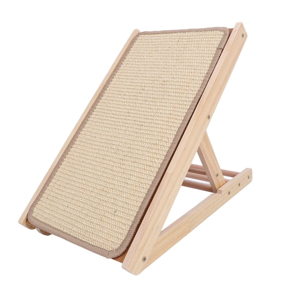 BOKYAN Adjustable Sisal Cat Scratcher Ramp  WallMounted ClawGrinding Board with Play Features, DustFree Jute Pad, SpaceSaving Design