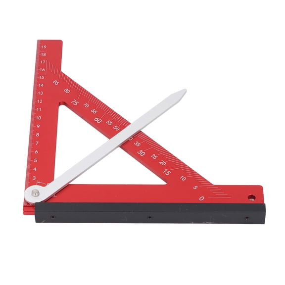 BOKYAN Aluminum Alloy Carpenter Square 90 Degree Multifunctional Rafter Square for Woodworking Projects Construction Site Precision Measurement Tool