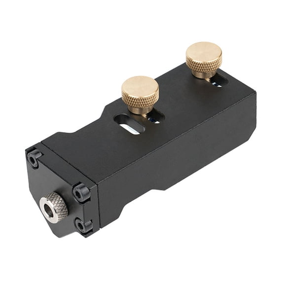 BOKYAN Aluminum Profile Drill Guide Multifunctional Portable Accurate Threading Tool For 20 30 40 Profiles With Stainless Steel Collar And Slider Handcraft Hardware Accessory (4.33 in / 11 cm)