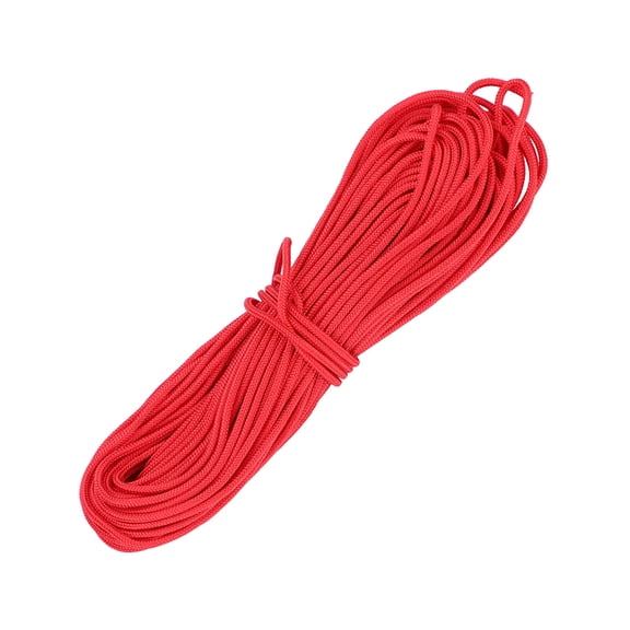 BOKYAN Archery Compound Bow String Nylon Nock Safe Release D Loop Bowstring Accessory 65.6 ft / 20 m (Red)