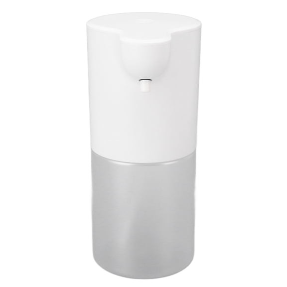 BOKYAN Automatic Soap Dispenser Rechargeable Touchless Foam Soap Pump for Bathroom Countertop, 11.8 oz / 350ml Infrared Motion Sensor Hand Sanitizer Dispenser for Kids and Adults, White Finish